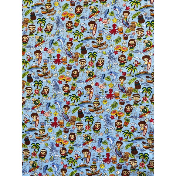 Keiki Summer Light Blue Pillowcase | Handmade | 100% Cotton - Picture 4 of 4